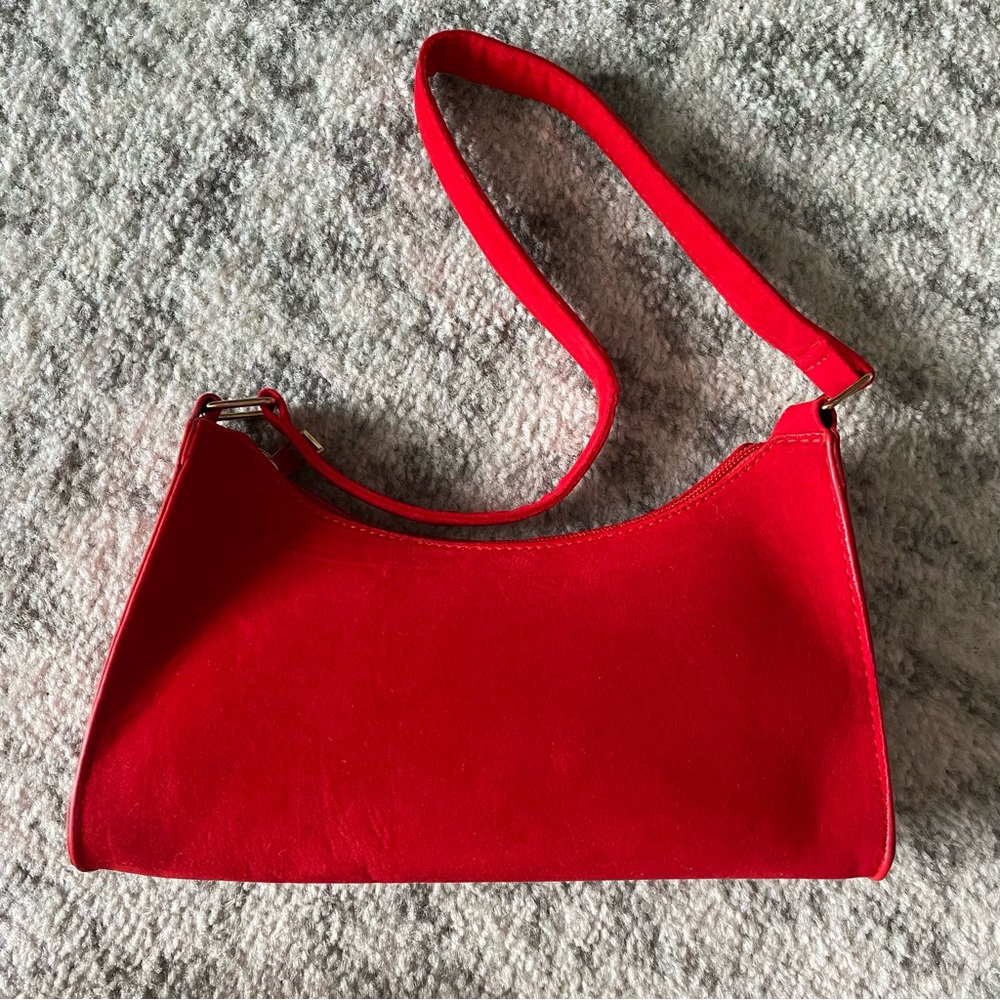 🌿 Mini Zip Baguette Bag